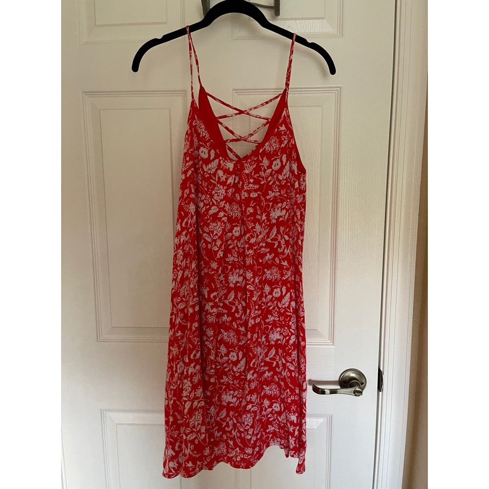 Orange Shift Dress